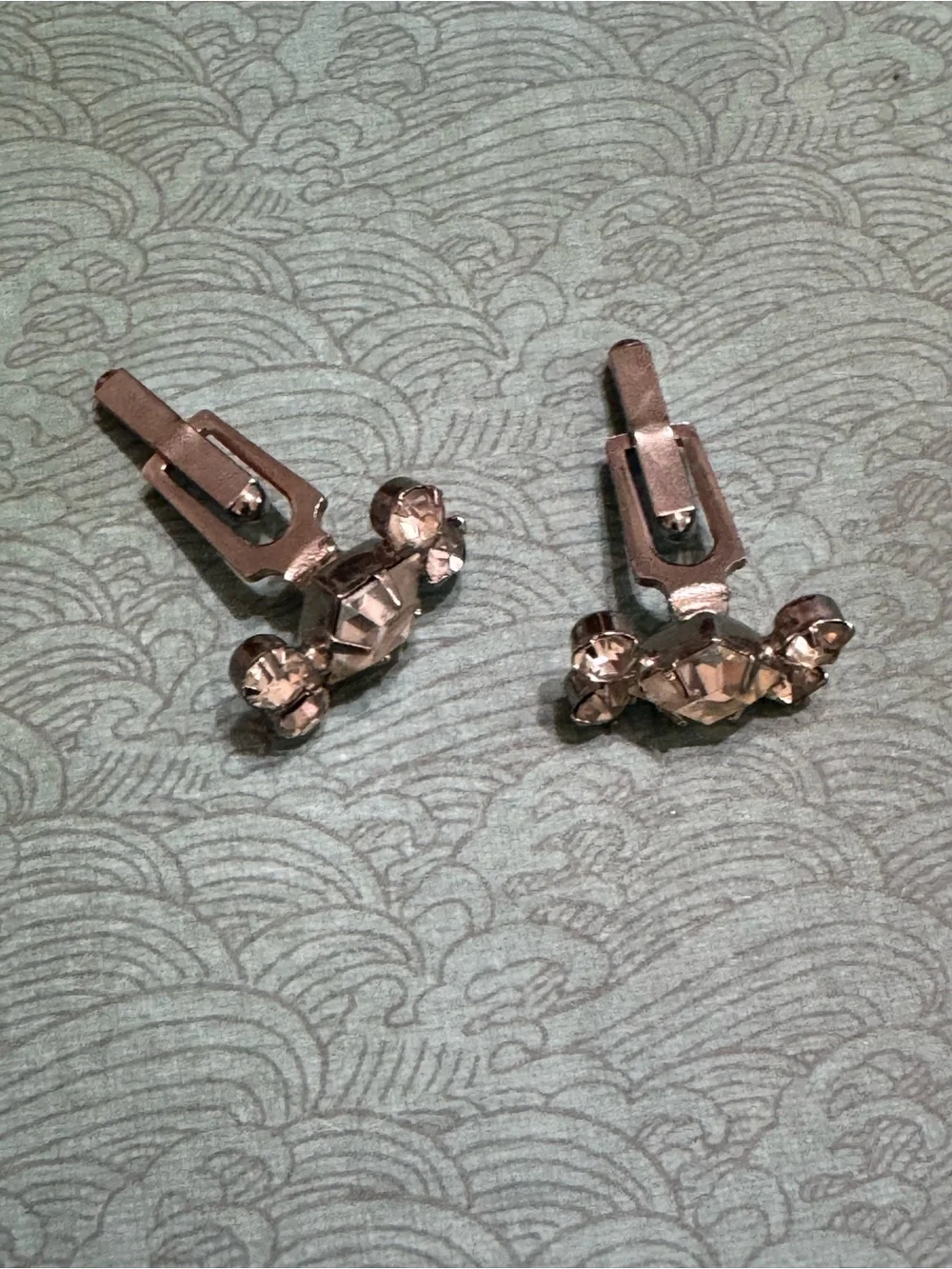 MEN’S RHINESTONE CUFF LINKS